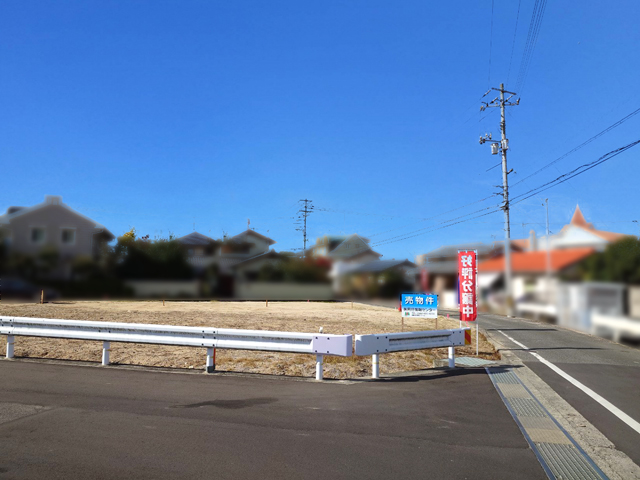 現地東側から撮影した写真