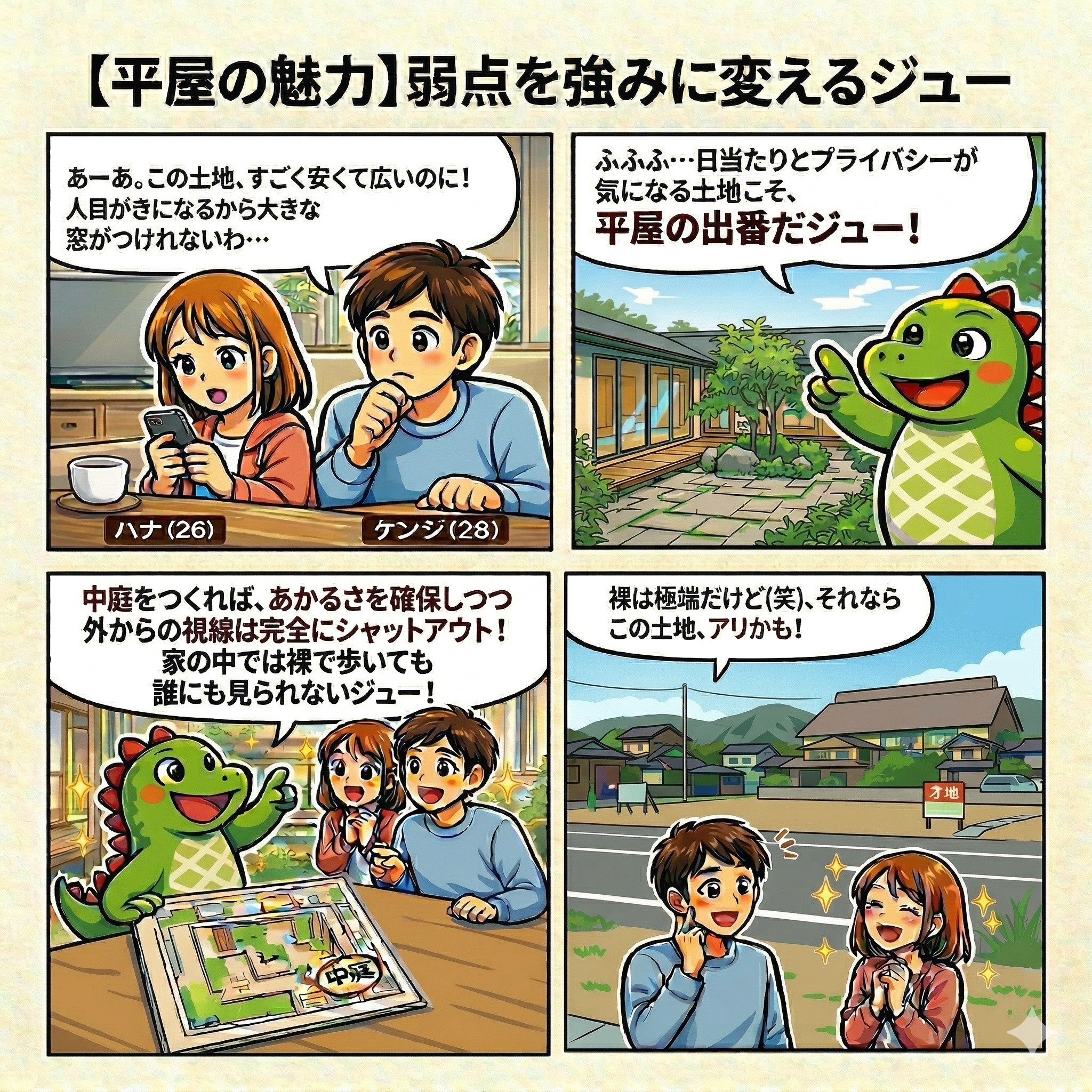 【第3話】「【平屋の魅力】弱点を強みに変えるジュー！」